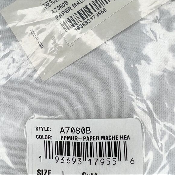 Agolde The Round Shoulder Half Sleeve Box Sweatshirt - Picture 6 of 12